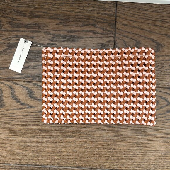 Anthropologie Kalani Woven Knot Clutch: Faux Leather Edition - Picture 3 of 7